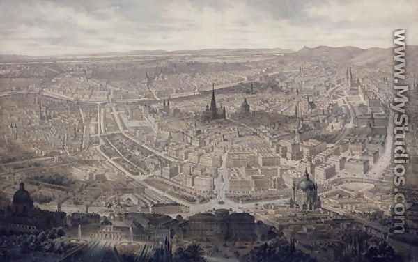 View of Vienna, c.1860 - G. Veitto