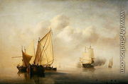 Calm Sea, 1653 - Willem van de, the Younger Velde