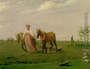 Ploughing in Spring, 1820s - Aleksei Gavrilovich Venetsianov