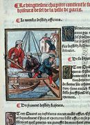 The Measure and Transport of Salt, from Ordonnances Royaux de la Juridiction de la Prevote des Marchands de la Ville de Paris, 1528 - Antoine Verard