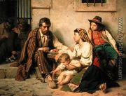 Prisoner Meeting His Family, 1868 - Vasili Petrovich Vereshchagin