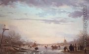 Winter Skating Scene, 1799 - Andries Vermeulen