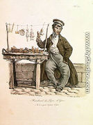 The Gingerbread Seller, number 25 from The Cries of Paris series, engraved by Francois Seraphin Delpech 1778-1825 - Carle Vernet