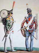 English and Russian drummers - Carle Vernet