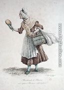The Pastry Seller, number 4 from The Cries of Paris series, engraved by Francois Seraphin Delpech 1778-1825 - Carle Vernet