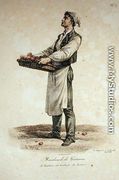The Cake Seller, number 1 from The Cries of Paris series, engraved by Francois Seraphin Delpech 1778-1825 - Carle Vernet
