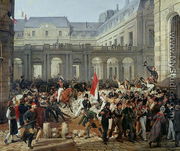 The Duke of Orleans Leaves the Palais-Royal and Goes to the Hotel de Ville on 31st July 1830, 1832 - Carle Vernet