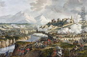 The Battle of Roveredo, 18 Fructidor, Year 4 September 1796 engraved by Jean Duplessi-Bertaux 1747-1819 - Carle Vernet