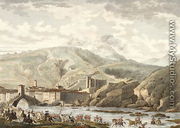The Battle of Millesimo, 25 Germinal, Year 4 April 1796 engraved by Jean Duplessi-Bertaux 1747-1819 - Carle Vernet