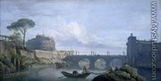 View of the Bridge and Chateau of St. Angelo, Rome, c.1748 - Claude-joseph Vernet