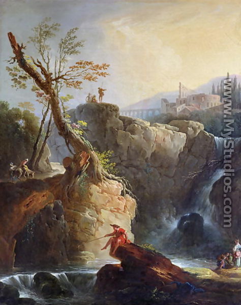 The Waterfall, 1773 - Claude-joseph Vernet