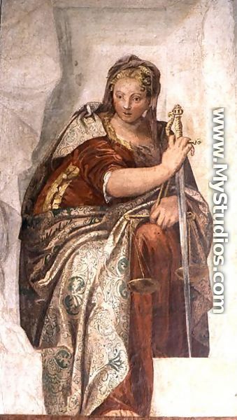 Justice, from the walls of the sacristy - Paolo Veronese (Caliari)