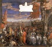 The Doge Andrea Contarini Returning Victorious from Chioggia - Paolo Veronese (Caliari)