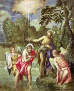 The Baptism of Christ, c.1580-88 - Paolo Veronese (Caliari)