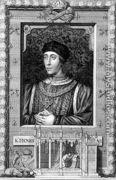 Henry VI 1421-71 King of England 1421-66 and 1470-71, after a portrait in Kensington Palace, engraved by the artist - George Vertue