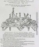 Instruments for Dissections - Andreas Vesalius