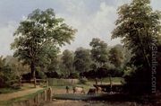 Landscape with cows - Alfred Vickers