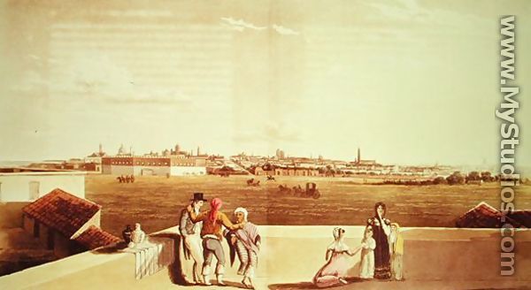 General View of Buenos Aires from the Plaza del Toros, from 