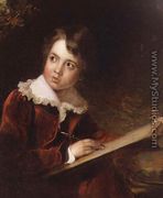 Young Boy Writing - Elisabeth Vigee-Lebrun