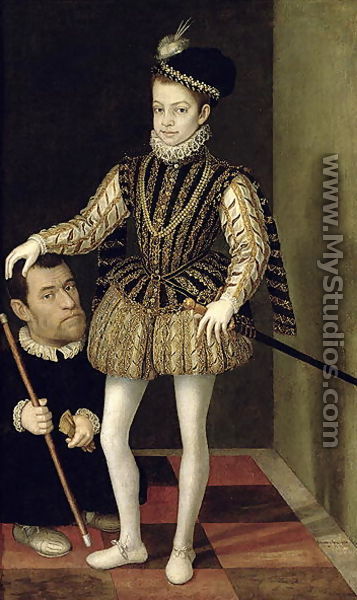 Portrait of Carlo Emanuele I 1562-1630 Duke of Savoy, c.1570 - Giacomo (L