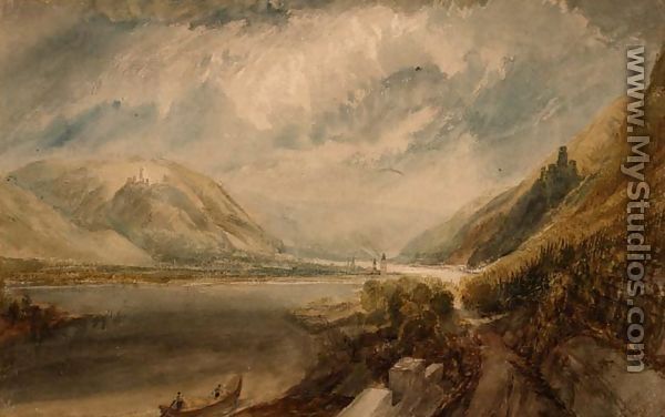 Junction of the Rhine and the Lahn - Joseph Mallord William Turner