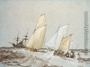 Shipping, c.1828-30 - Joseph Mallord William Turner