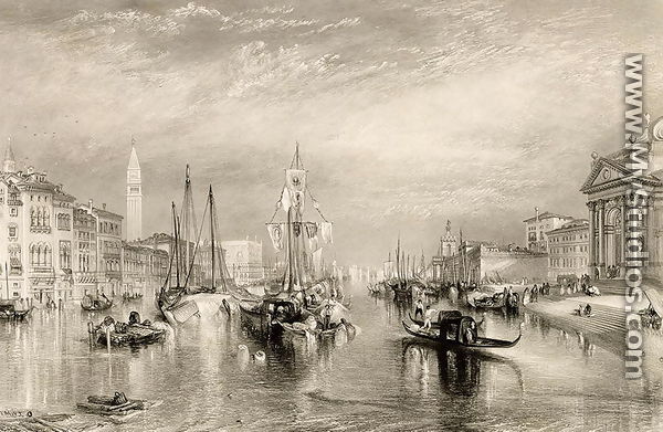 The Grand Canal, Venice, engraved by William Miller 1796-1882 1838-52 - Joseph Mallord William Turner
