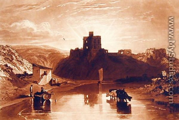 Norham Castle, engraved by Charles Turner 1773-1857 1859-61 - Joseph Mallord William Turner