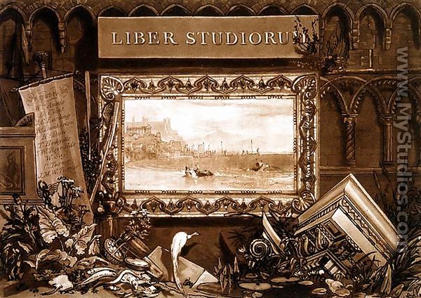 Frontispiece to Liber Studiorum, engraved by J. C. Easling fl.1788-1815 181 - Joseph Mallord William Turner
