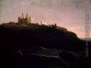 Dunstanborough Castle, Sunrise after a Squally Night, 1798 - Joseph Mallord William Turner