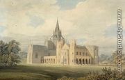 Perspective View of Fonthill Abbey from the South West, c.1799 - Joseph Mallord William Turner