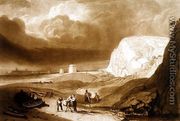 Martello Towers near Bexhill, Sussex, from the Liber Studiorum, engraved by William Say, 1811 - Joseph Mallord William Turner