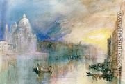 Venice Grand Canal with Santa Maria della Salute - Joseph Mallord William Turner