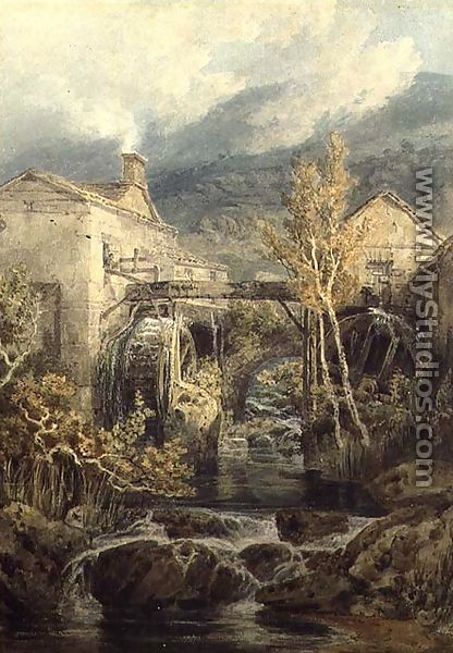 The Old Mill, Ambleside - Joseph Mallord William Turner