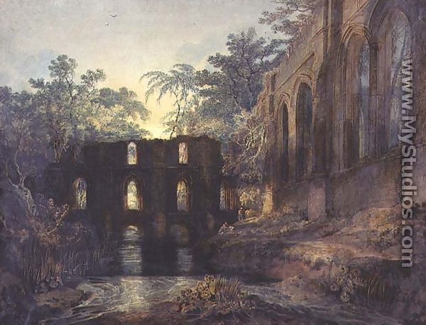 Fountains Abbey - Joseph Mallord William Turner