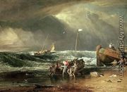 The Iveagh Seapiece, or Coast Scene of Fisherman Hauling a Boat Ashore - Joseph Mallord William Turner