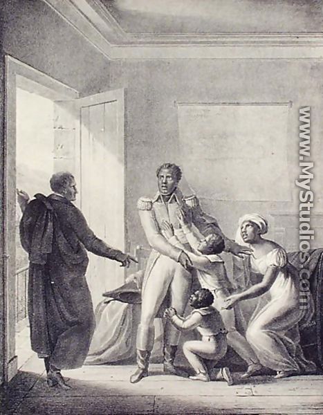 General Toussaint LOuverture c.1743-1803 Spurns his Family, 1822 - Villain