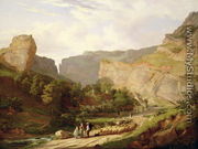 A View of Cheddar Gorge - George Vincent