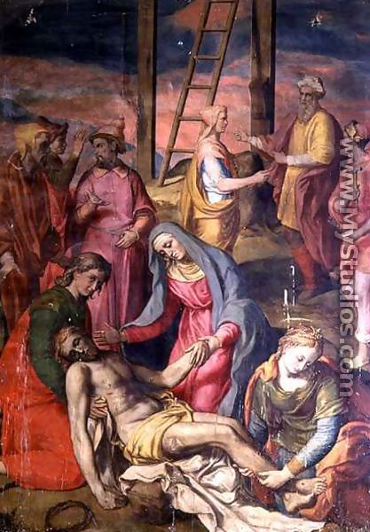 Deposition from the Cross, 1582 - Sebastiano Vini