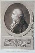 Portrait of Francesco Bartolozzi 1727-1815 engraved by Jacques Brouillard 1744-1806 - Pierre Noel Violet