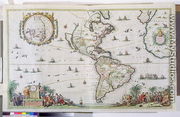 America, plate 84, from Atlas Minor Sive Geographica Compendiosa, 1680 - Nicolaes the Younger Visscher