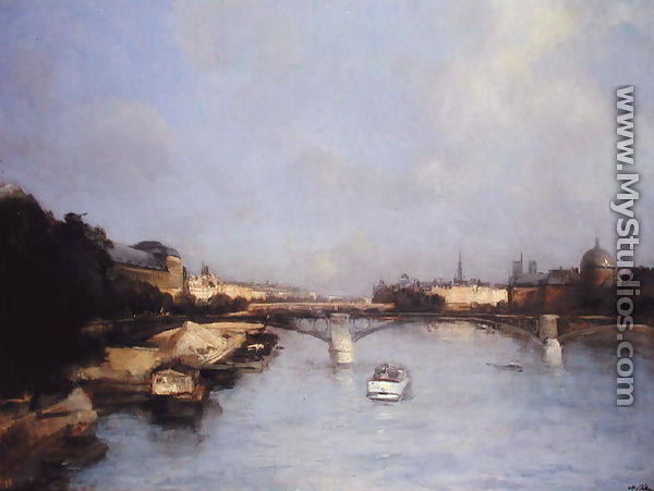 River Seine, Paris - Antoine Vollon