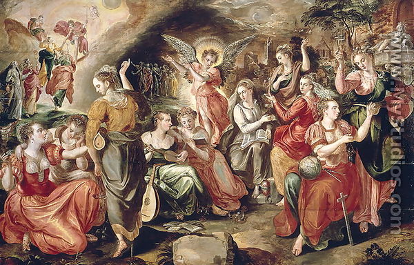 The Wise and the Foolish Virgins - Maarten de Vos