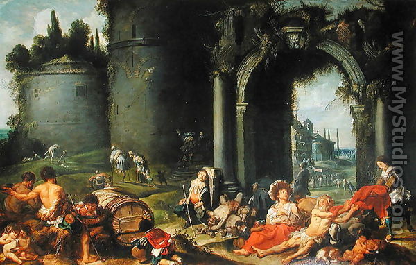 The Works of Mercy, c.1630-40 - Simon de Vos