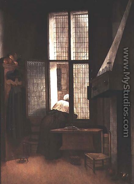 Woman at a Window, 1654 - Jacobus Vrel