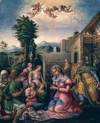 The Adoration of the Shepherds - (circle of) Ubertini, (Bacchiacca)
