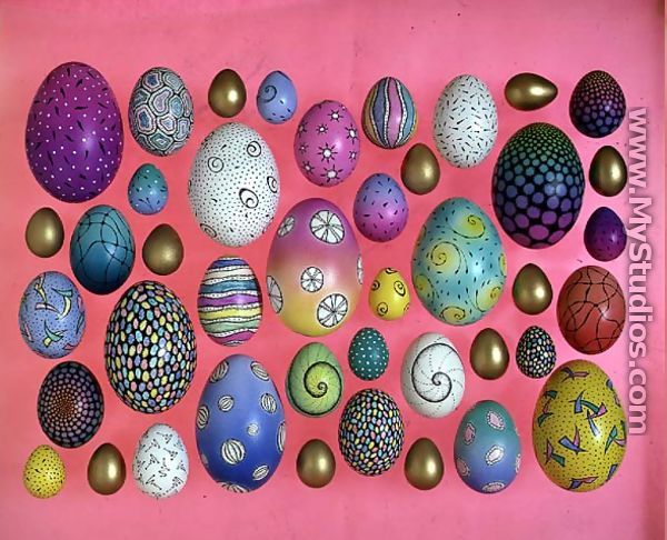 Painted eggs 3 - Cathy Usiskin