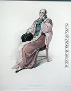 Doctor of Physic in full dress, engraved by J. Agar, published in R. Ackermanns History of Oxford, 1813 - Thomas Uwins