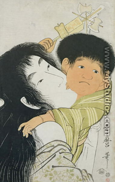 Yama-Uba and Kintok - Kitagawa Utamaro