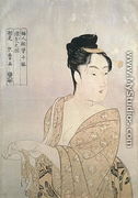 The Passionate Type, from the Ten Learned Studies of Women, c.1792-93 - Kitagawa Utamaro